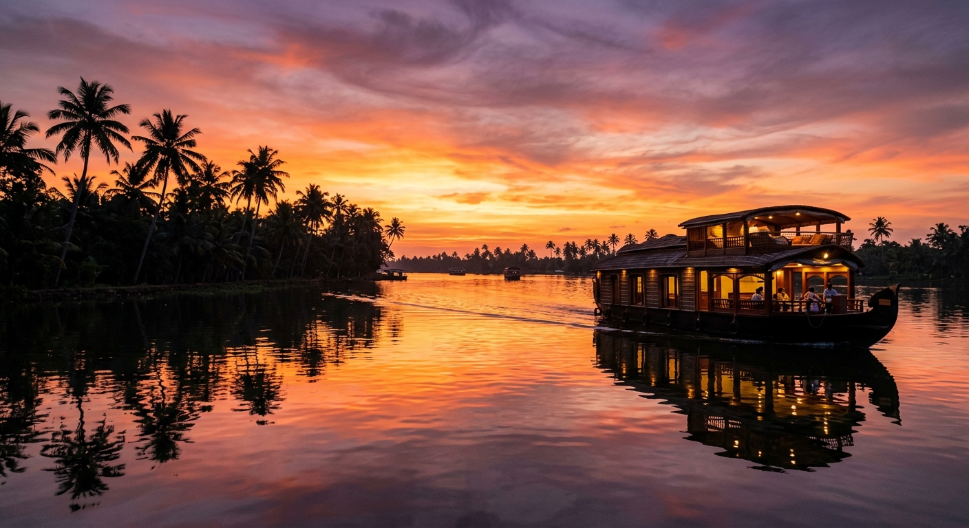 Best sunset spots in Varkala